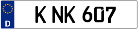 Truck License Plate